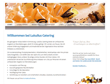 Tablet Screenshot of lukullus-catering.ch